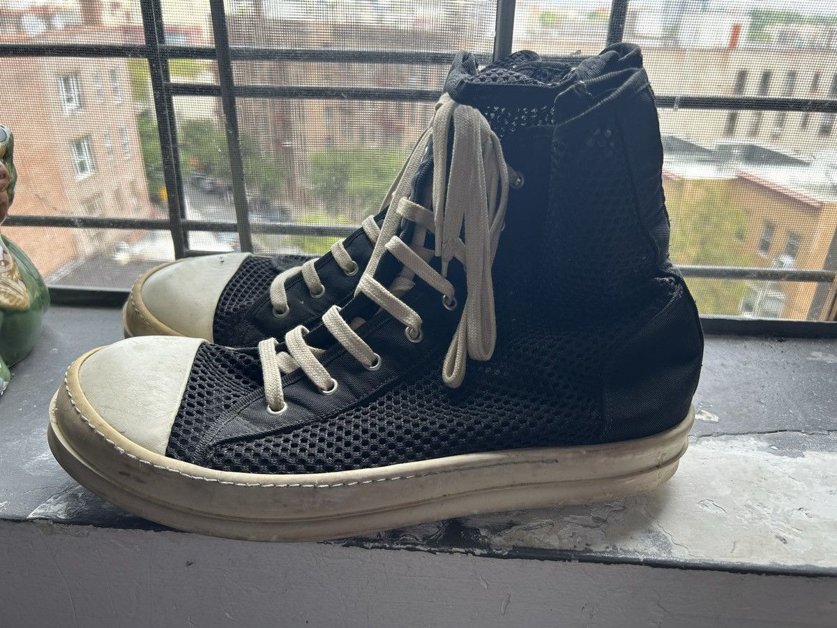 靴 Rick Owens drkshdw Ramones sneakers hi Rick Owens Women's Drkshdw Ramones Hi Top Zipper Black shoes