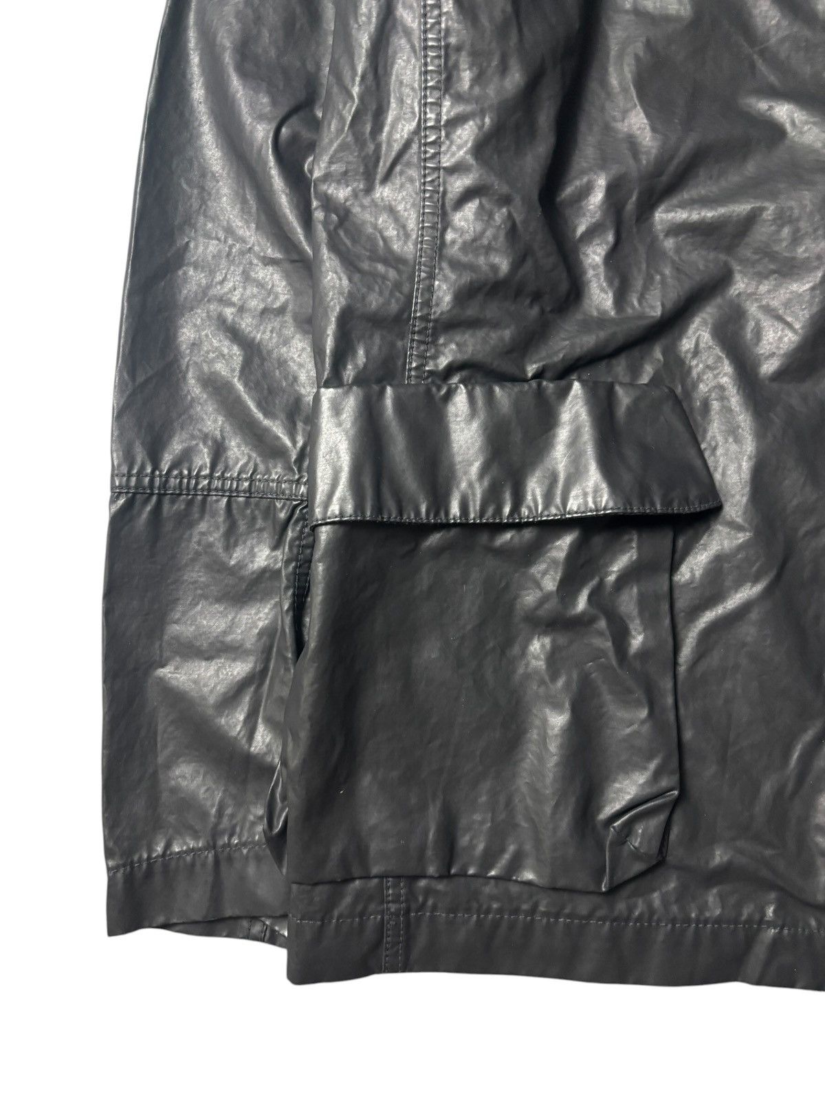 Hugo Boss 2000s Hugo Boss Orange Label 3D Pocket Waxed Jacket Size US L / EU 52-54 / 3 - 5 Thumbnail