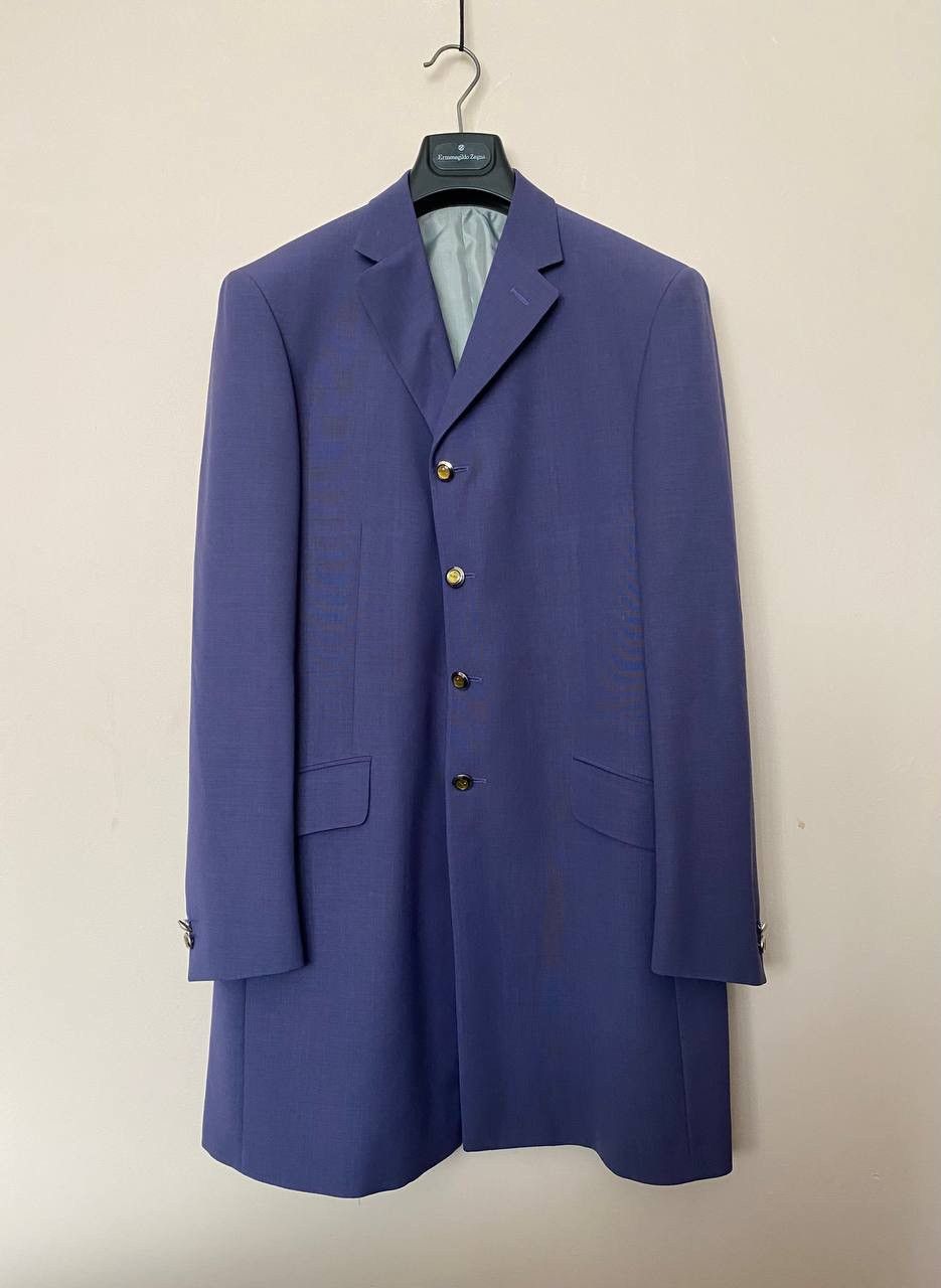 Pal Zileri 2 Pieces PAL ZILERI CERIMONIA Striped Suit One Button Sz 48R Size 48R - 1 Thumbnail