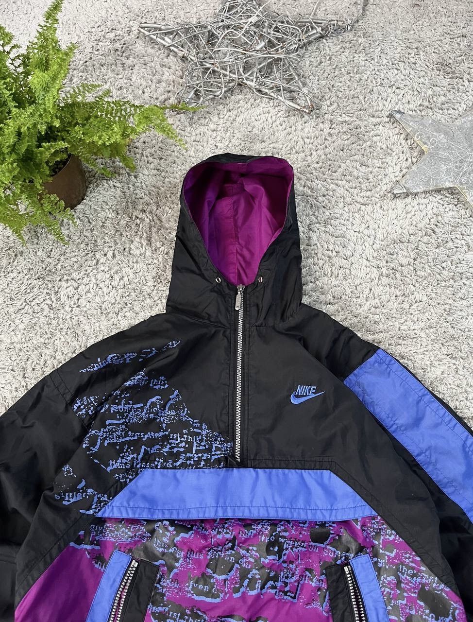 Nike × Vintage Vintage Nike 90s Rare Light Jacket Y2K Logo Swoosh Outdoor Size US S / EU 44-46 / 1 - 3 Thumbnail