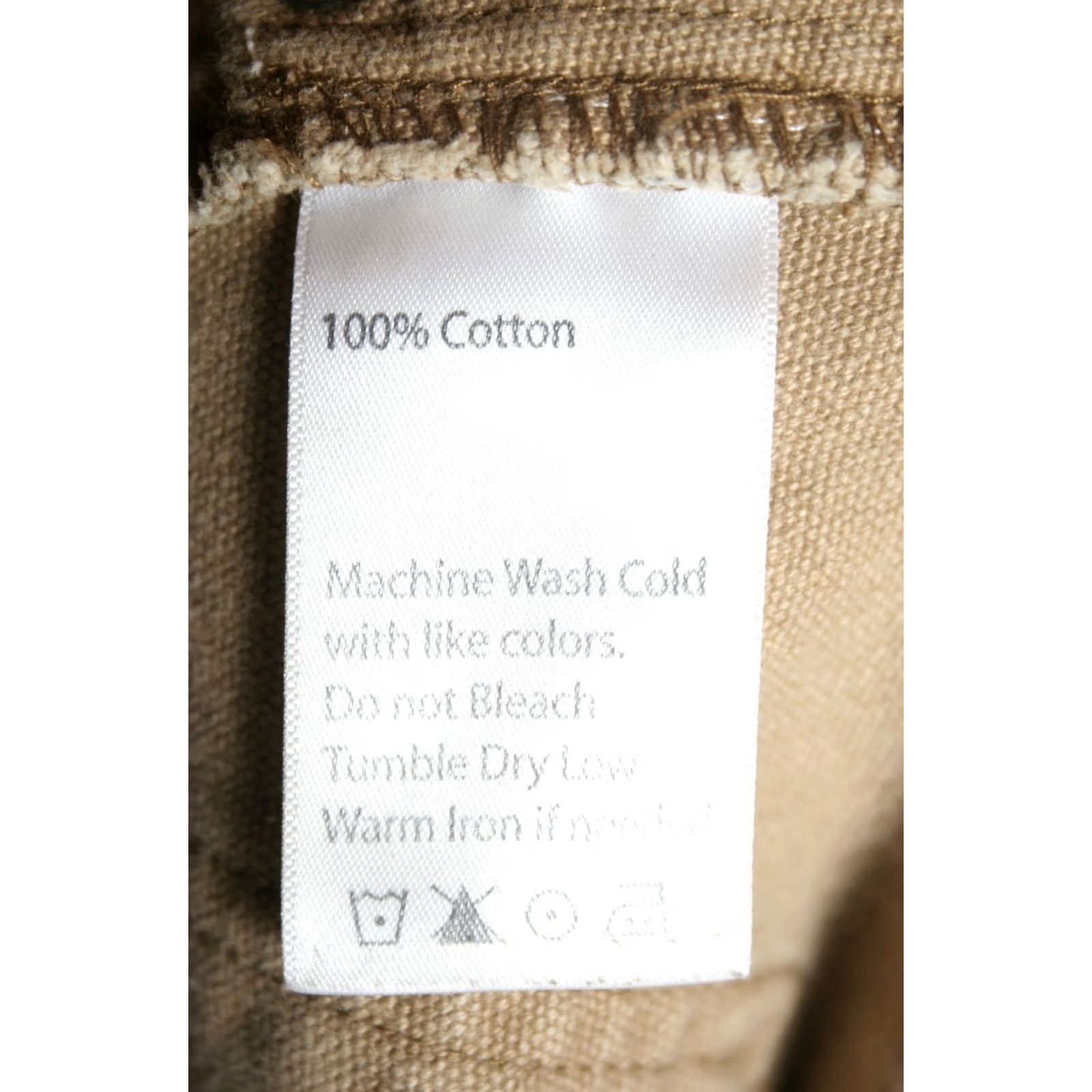 KAVU KAVU Tan Canvas Outdoor Chore Pants Mens Size 36 Regular Front Flat Inseam 30.5" Cotton Tan Chore Pants Mens Size US 33 - 8 Thumbnail
