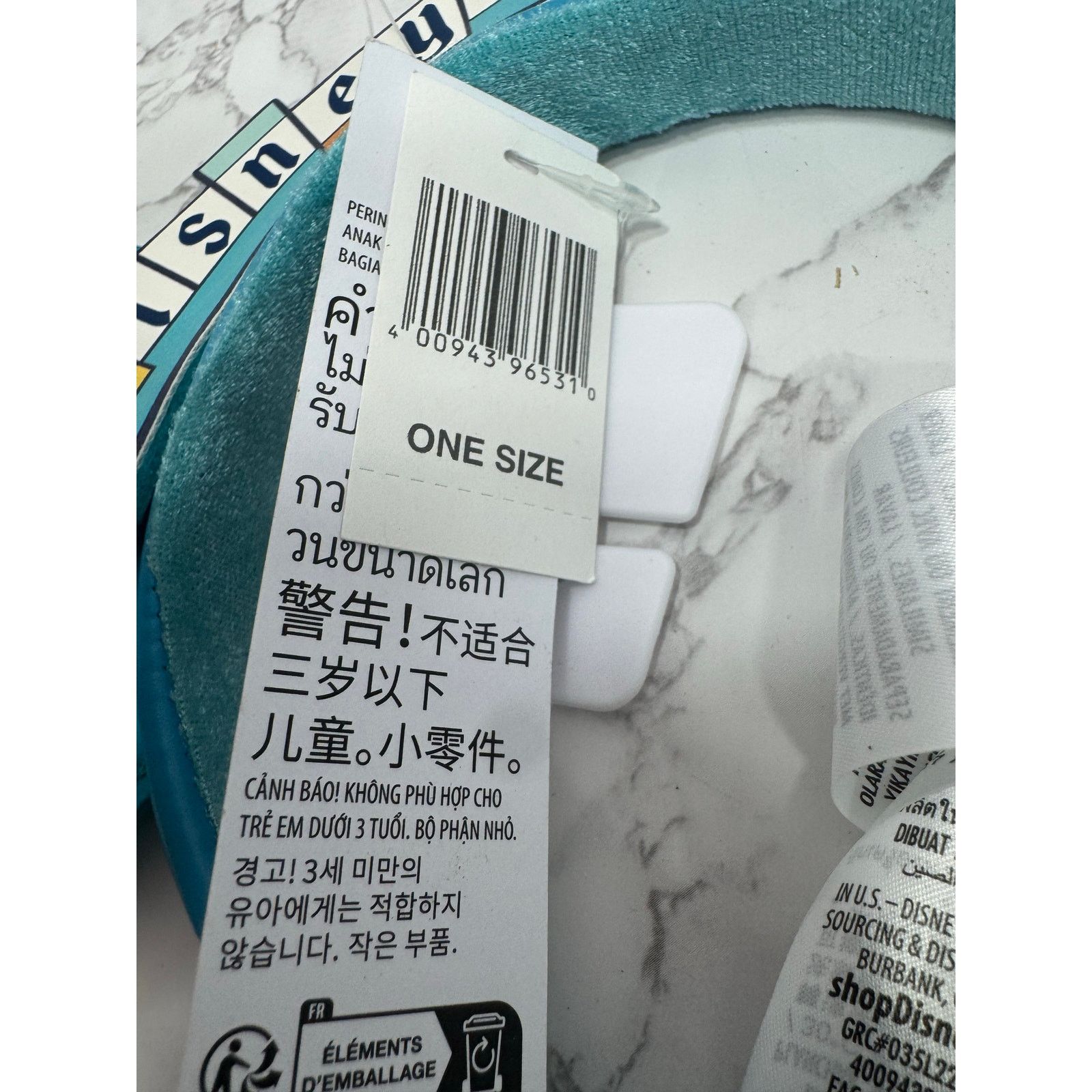 Disney Mickey Ears Disneyland Souvenir 2022 Headband NEW #G911 Size ONE SIZE - 4 Thumbnail