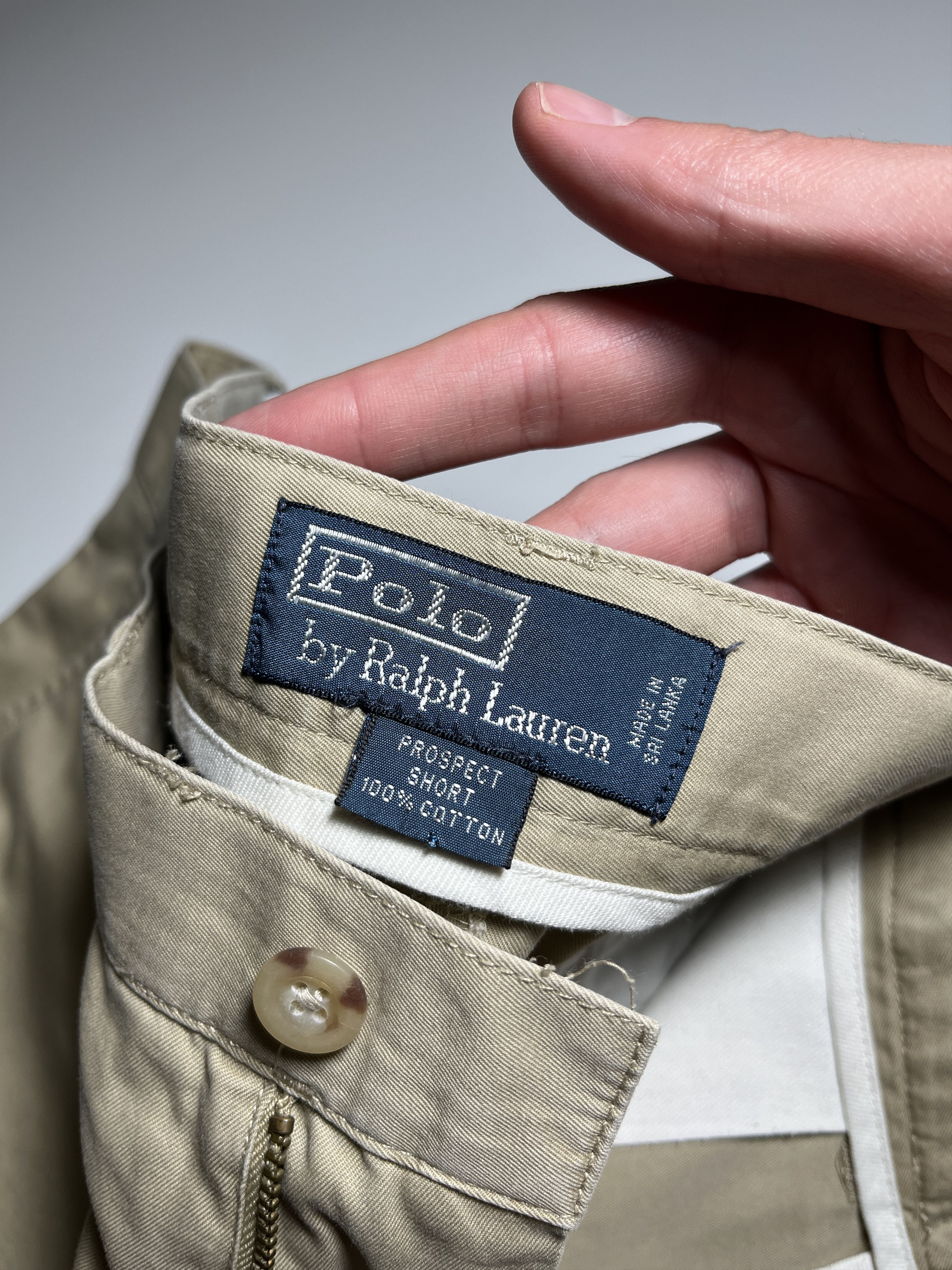 Polo Ralph Lauren × Vintage Vintage Polo Ralph Lauren Beige Prospect Shorts Size 32 Size US 32 / EU 48 - 5 Thumbnail
