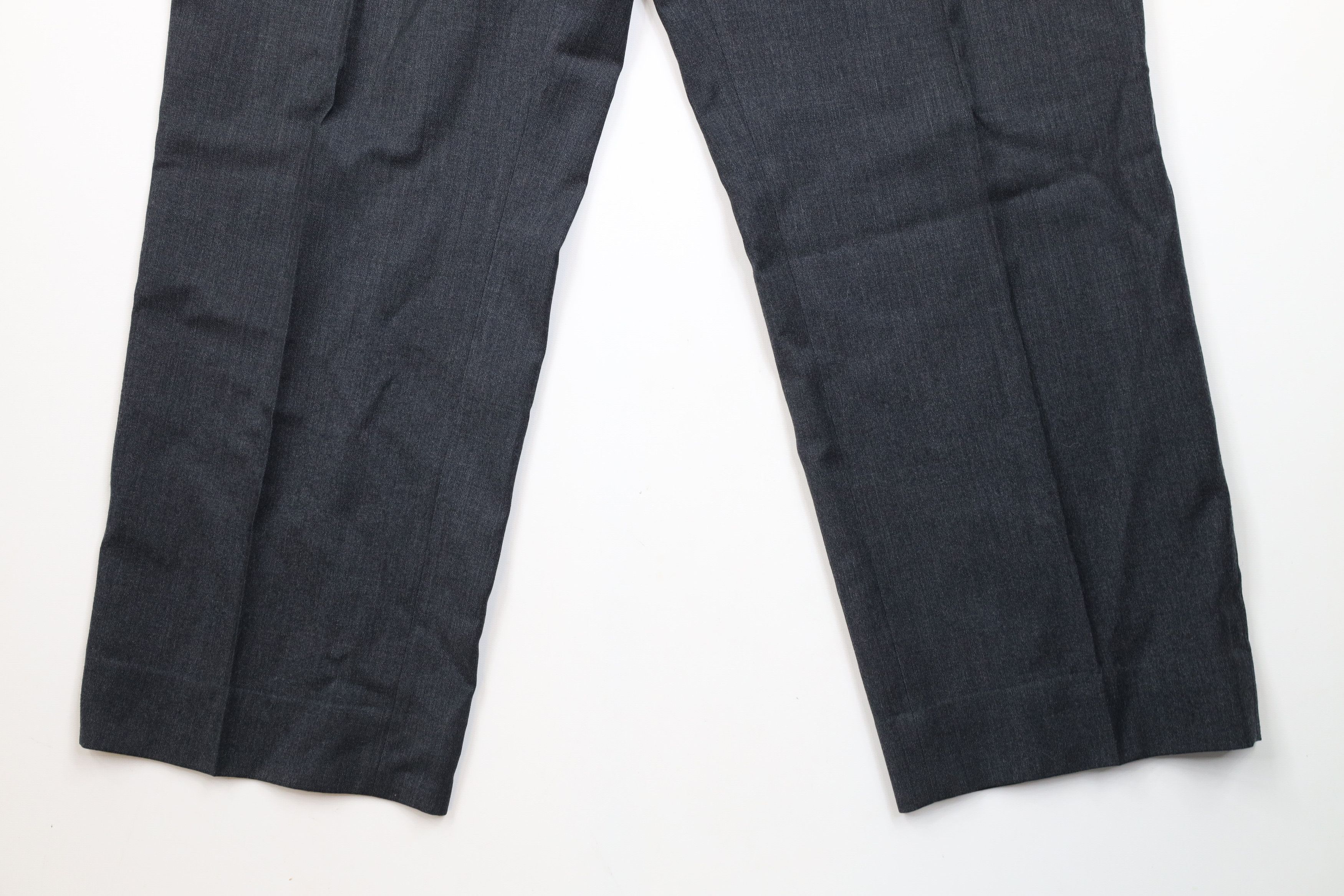 Vintage Vintage 90s Streetwear Pleated Wide Leg Chino Pants Gray USA Size US 34 / EU 50 - 4 Thumbnail