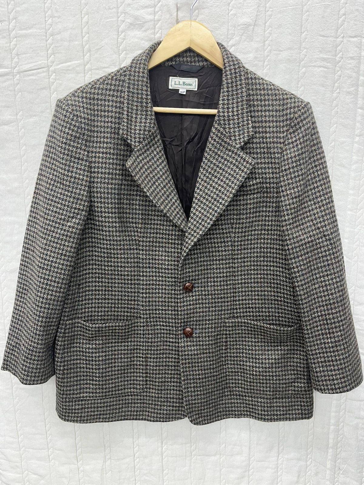 Japanese Brand × L.L. Bean × Vintage VTG L.L.BEAN BLAZER WOOL Size US XL / EU 56 / 4 - 1 Thumbnail