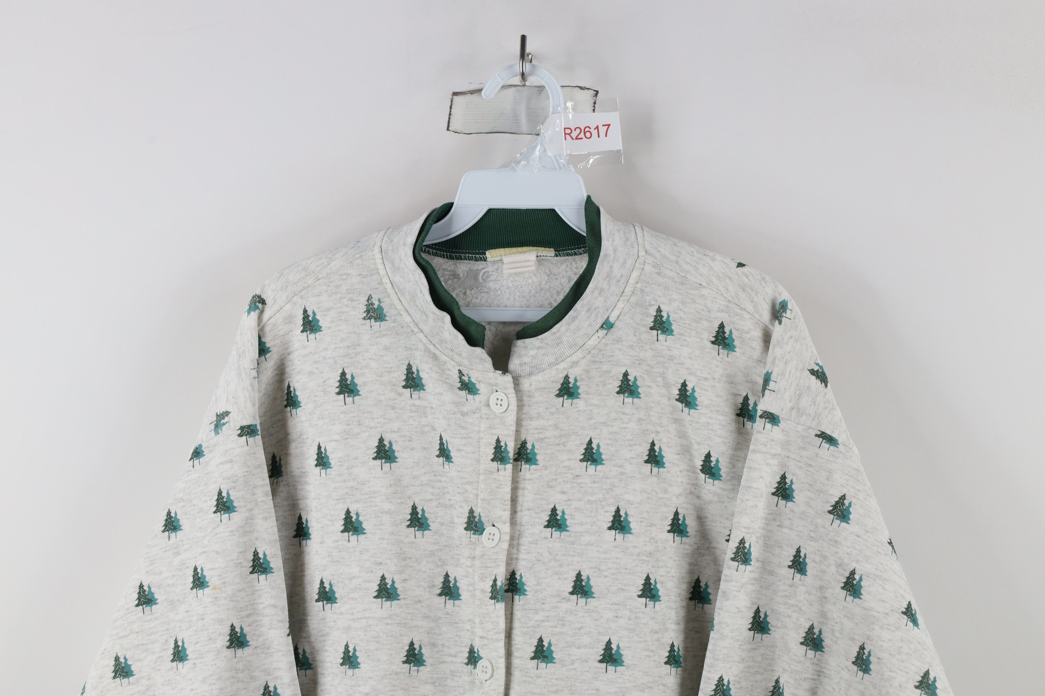 Vintage Vintage 90s Streetwear Christmas Print Cardigan Sweatshirt Size L / US 10 / IT 46 - 2 Thumbnail
