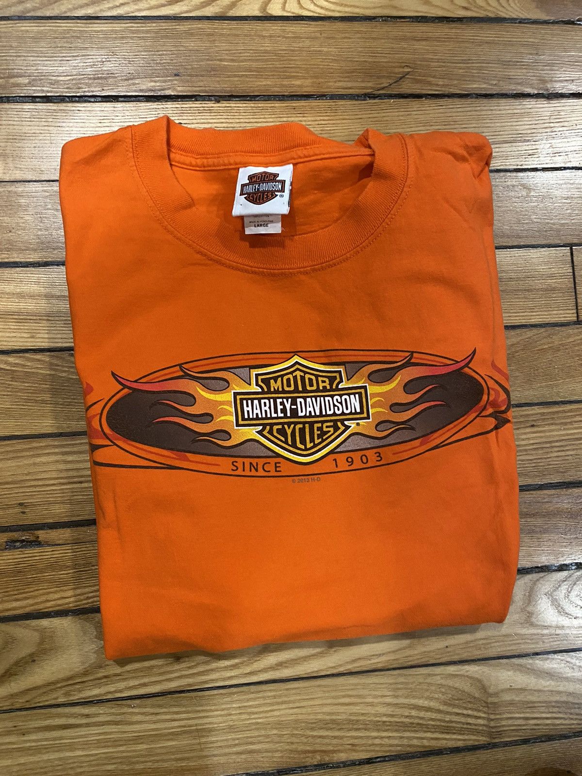 Harley Davidson × Vintage HD York PA Tshirt Large Size US L / EU 52-54 / 3 - 1 Thumbnail