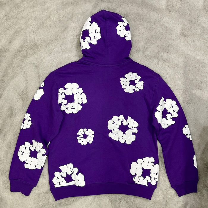 DENIM TEARS Purple Denim Tears Cotton Wreath Hoodie