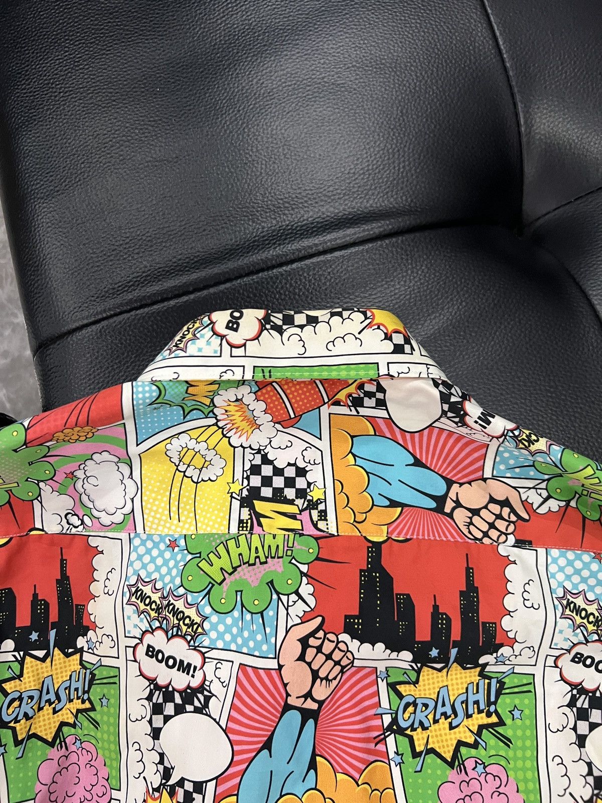 Comme des Garcons SHIRT Comme des Garçons SHIRT Comic Print Patchwork Shirt Size US M / EU 48-50 / 2 - 8 Thumbnail