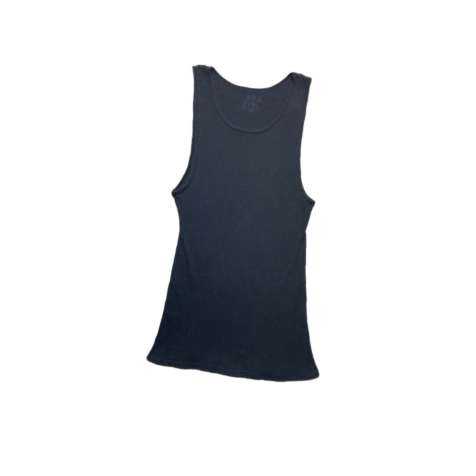 Fruit Of The Loom VINTAGE Fruit of the Loom ribbed tank top beater shirt black goth grunge soft cotton XL shirt Mens Size US XL / EU 56 / 4 - 1 Thumbnail