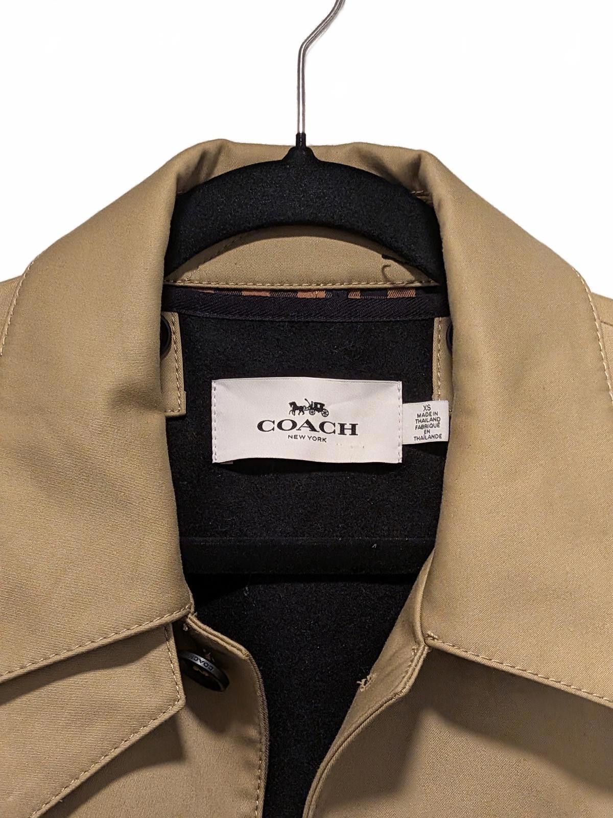 Coach Coach Womens Tan Walking Car Coat XS Khaki Fly Designer NWOT Size XS / US 0-2 / IT 36-38 - 4 Thumbnail
