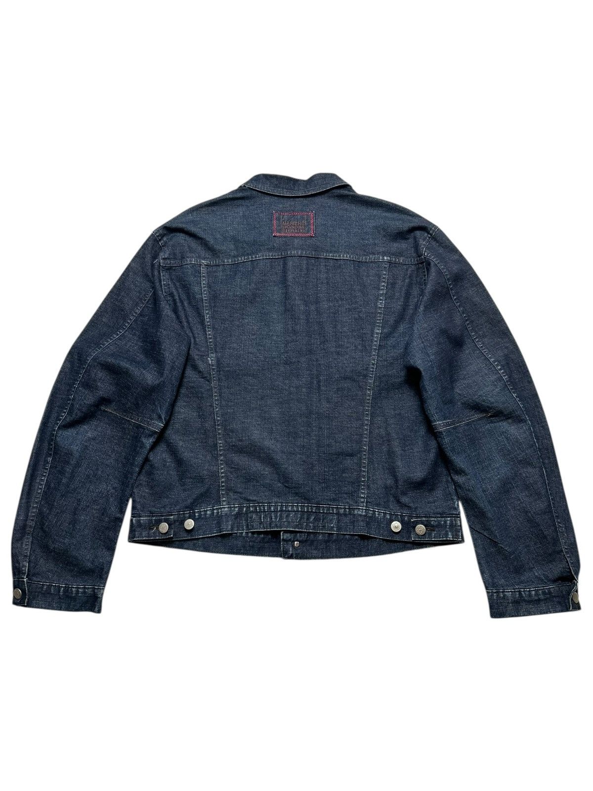 Marithe + Francois Girbaud Vintage Marithe Francois Girbaud Jacket Indigo Denim Trucker Size US L / EU 52-54 / 3 - 6 Thumbnail