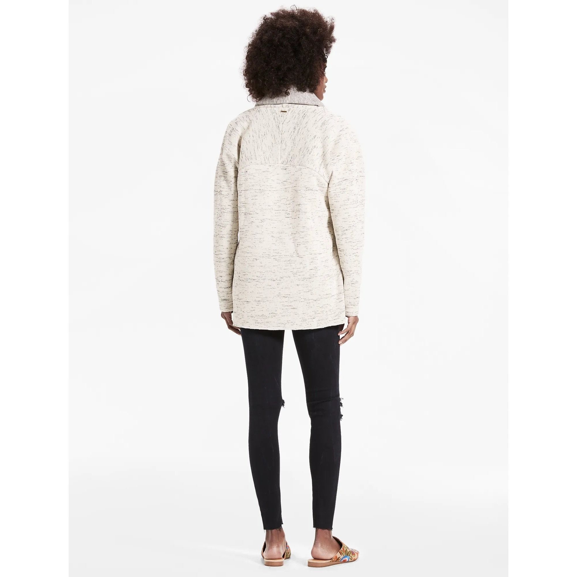 Lucky Brand Lucky Brand Oatmeal Shawl Cardigan Size S / US 4 / IT 40 - 2 Thumbnail