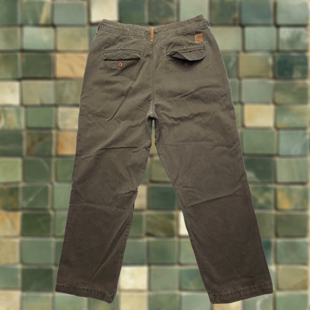 Timberland Timberland Chino Pants Mens 32 x 30 Regular Green Twill 5-Pocket Casual Workwear Jeans Style Boys Size US 32 / EU 48 - 1 Thumbnail
