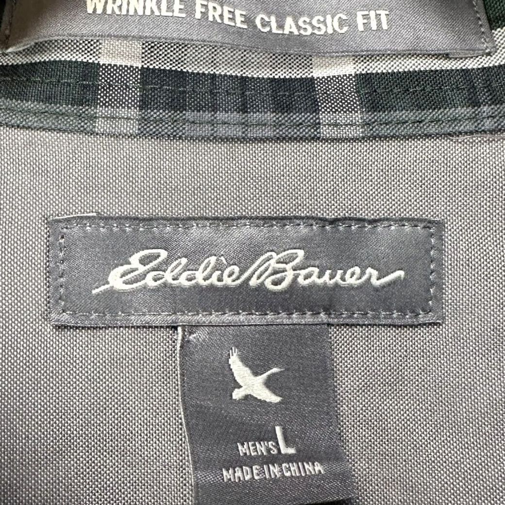 Eddie Bauer Eddie Bauer Shirt Men Large Green Black Plaid Classic Comfort Button Down Size US L / EU 52-54 / 3 - 5 Thumbnail