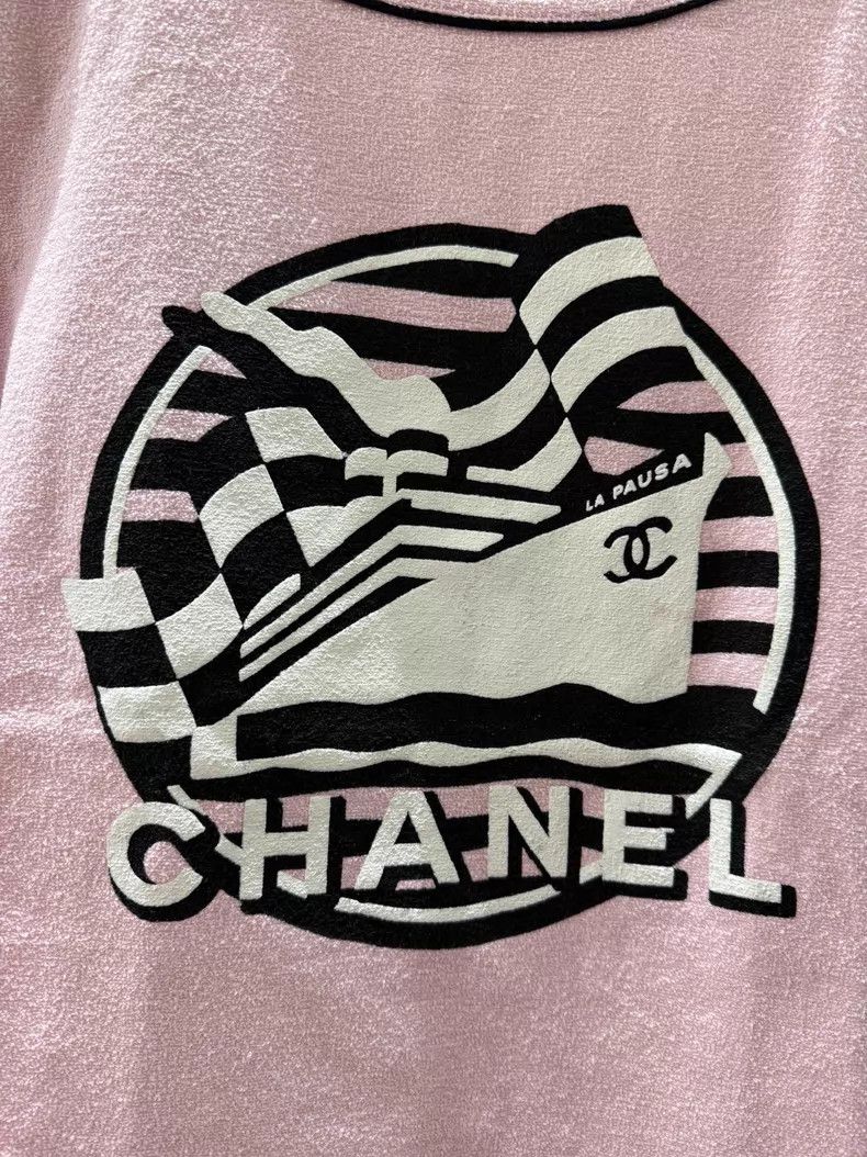 Chanel Chanel Pink cruise series short-sleeved T-shirt Size XS / US 0-2 / IT 36-38 - 3 Thumbnail