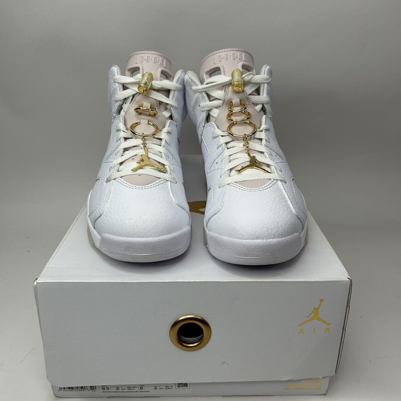 Nike Nike Air Jordan 6 Retro WMNS “Gold Hoops” 2023 Size US 9.5 / IT 39.5 - 2 Thumbnail