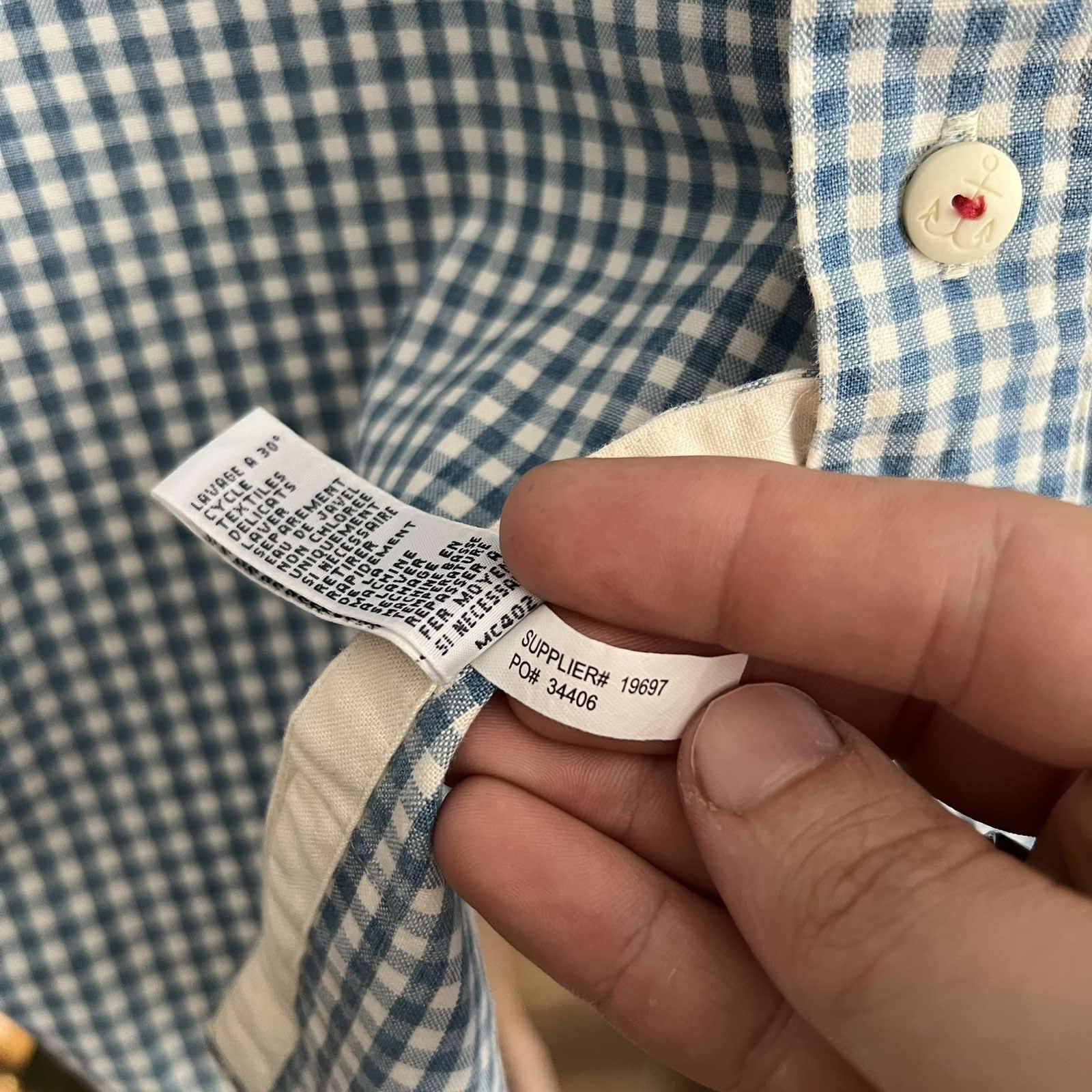 Polo Ralph Lauren Polo Ralph Lauren Shipyard Supply Men Blue Twill Plaid Shirt Size US S / EU 44-46 / 1 - 9 Thumbnail