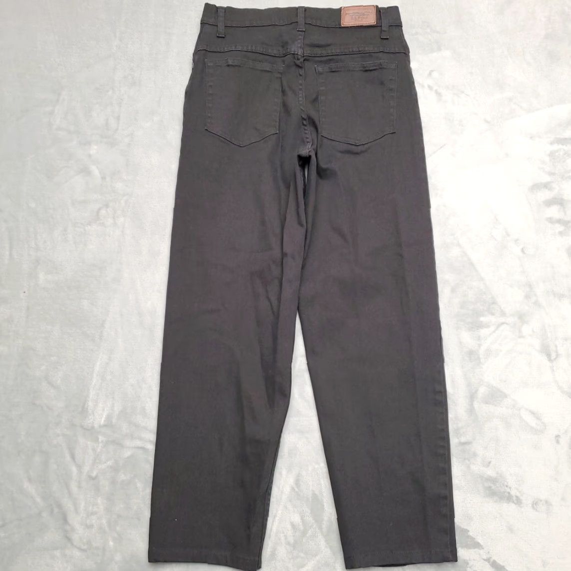 Vintage VTG LL Bean Jeans Womens 10 Tall Black Cotton Blend Relaxed Fit Classic Shirt Size 32" / US 10 / IT 46 - 5 Thumbnail