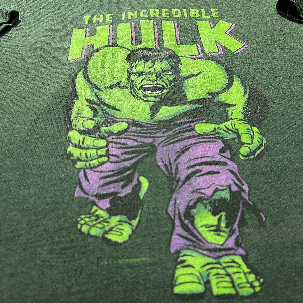 Marvel Comics Vintage 2000s Hulk Tee 2XL Faded Size US XXL / EU 58 / 5 - 4 Thumbnail