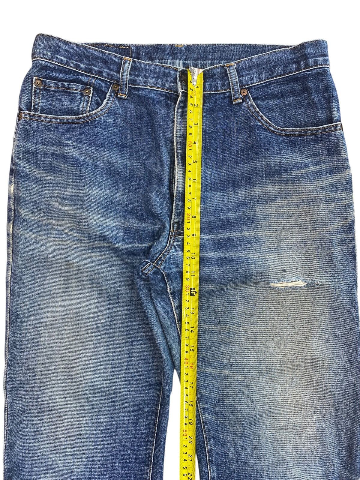 Japanese Brand Japanese Brand Whiskers Faded Wash Style Loose Jeans Size US 32 / EU 48 - 6 Thumbnail