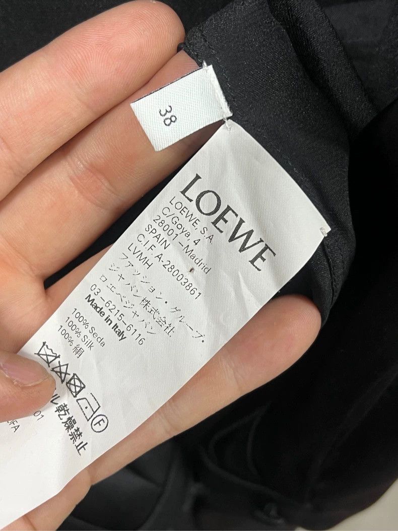 Loewe LOEWE Black silk shirt Size XS / US 0-2 / IT 36-38 - 2 Thumbnail