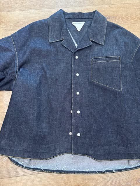 Bottega Veneta Bottega Veneta Men's Jacket Short Sleeve Denim sz 46 Indigo Size US S / EU 44-46 / 1 - 2 Thumbnail