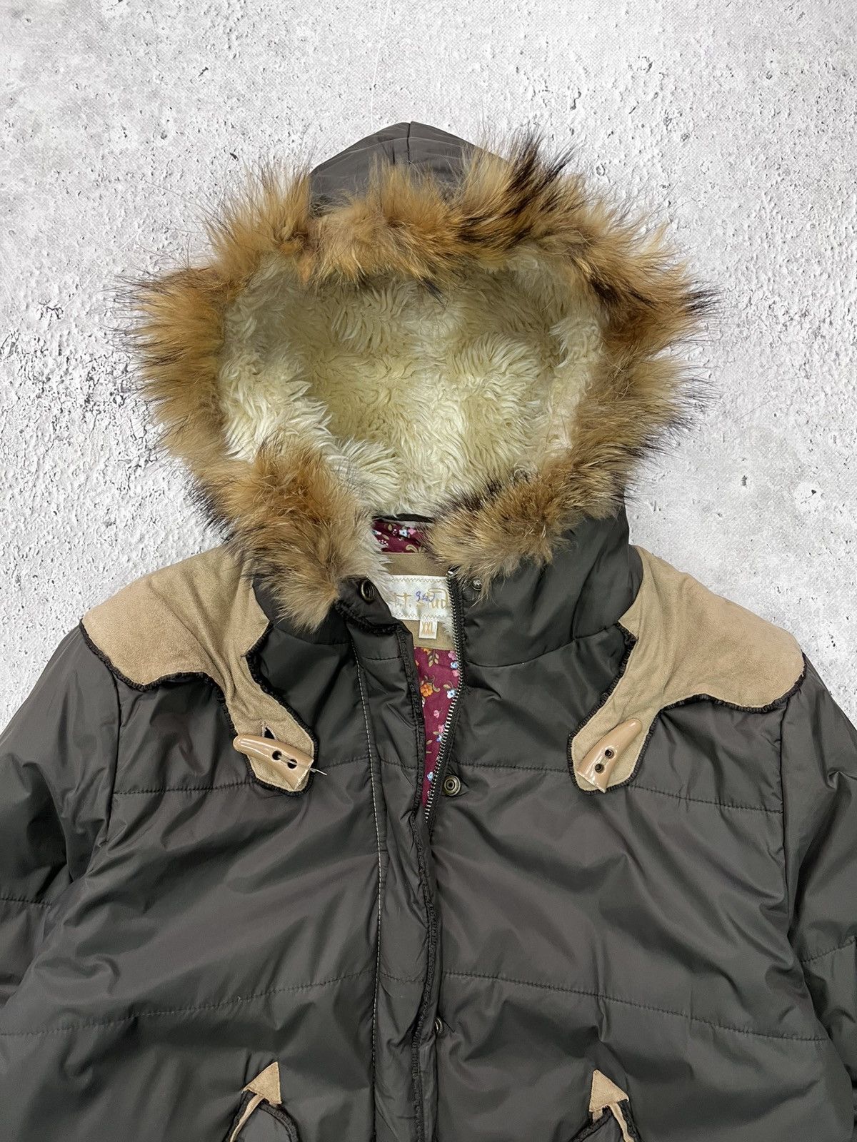 If Six Was Nine × Japanese Brand × Le Grande Bleu (L.G.B.) 2000s fur JACKET CROPPED HYSTERICGLAMOUR Y2K BOMBER RARE Size US S / EU 44-46 / 1 - 6 Thumbnail