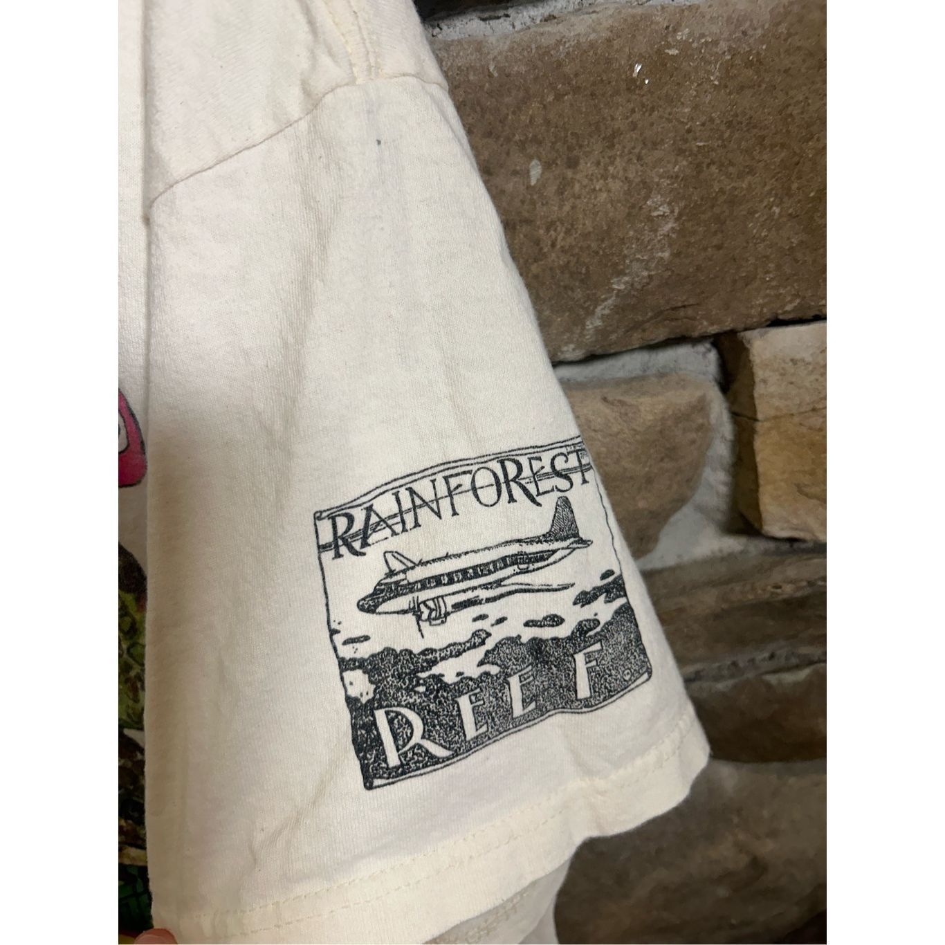 Delta Vintage 1990s Florida reef nature water ocean white tshirt Size US XL / EU 56 / 4 - 3 Thumbnail