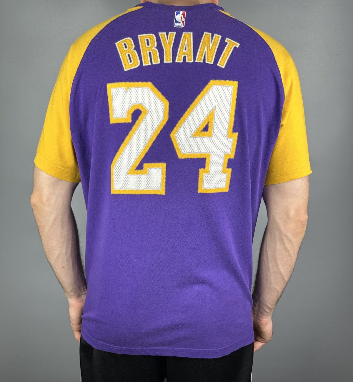 Adidas #24 Kobe Bryant Lakers Adidas NBA TShirt Tee Jersey Swingman Size US XL / EU 56 / 4 - 3 Thumbnail