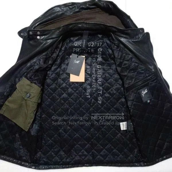 Other GARRETT Cotton Leather Paneled Blouson. Size US S / EU 44-46 / 1 - 7 Thumbnail