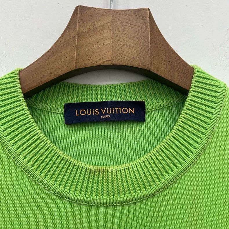 Louis Vuitton Louis Vuitton Pin Embroidery Logo Knit Short Sleeve Size US S / EU 44-46 / 1 - 4 Thumbnail