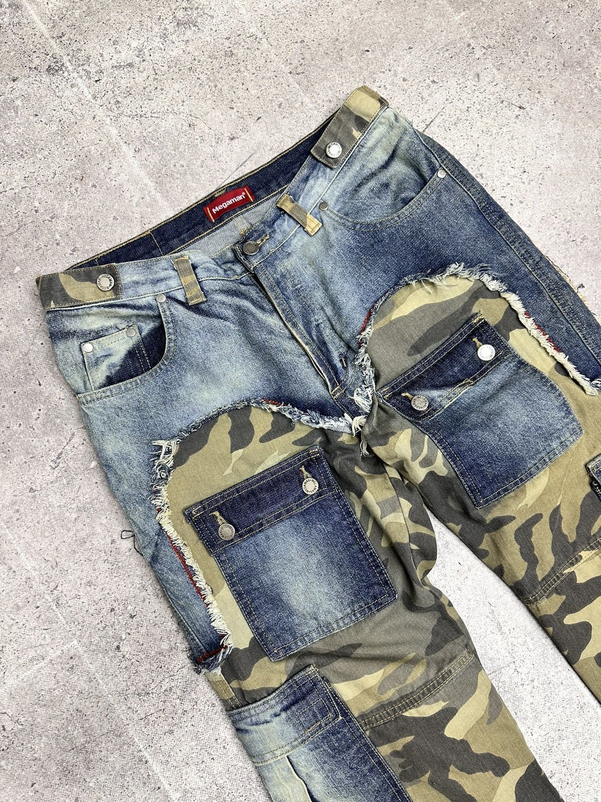 GOA Stripped Vintage Multi-pocket Pants Cargo Rick Owens Japan Size US 34 / EU 50 - 5 Thumbnail