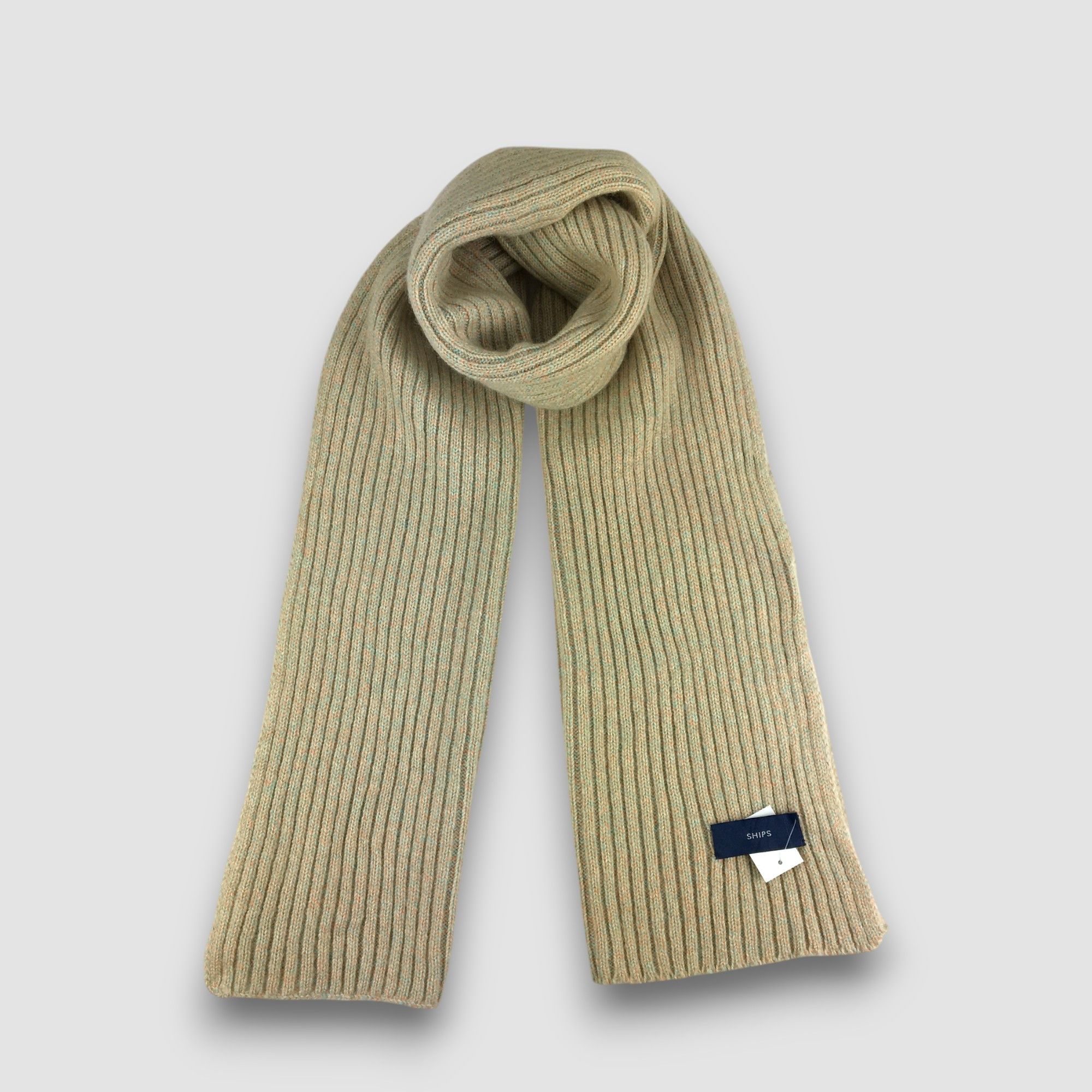 SHIPS Vintage Ships Scarf Muffler Wool Cashmere Scarves Size ONE SIZE - 1 Thumbnail