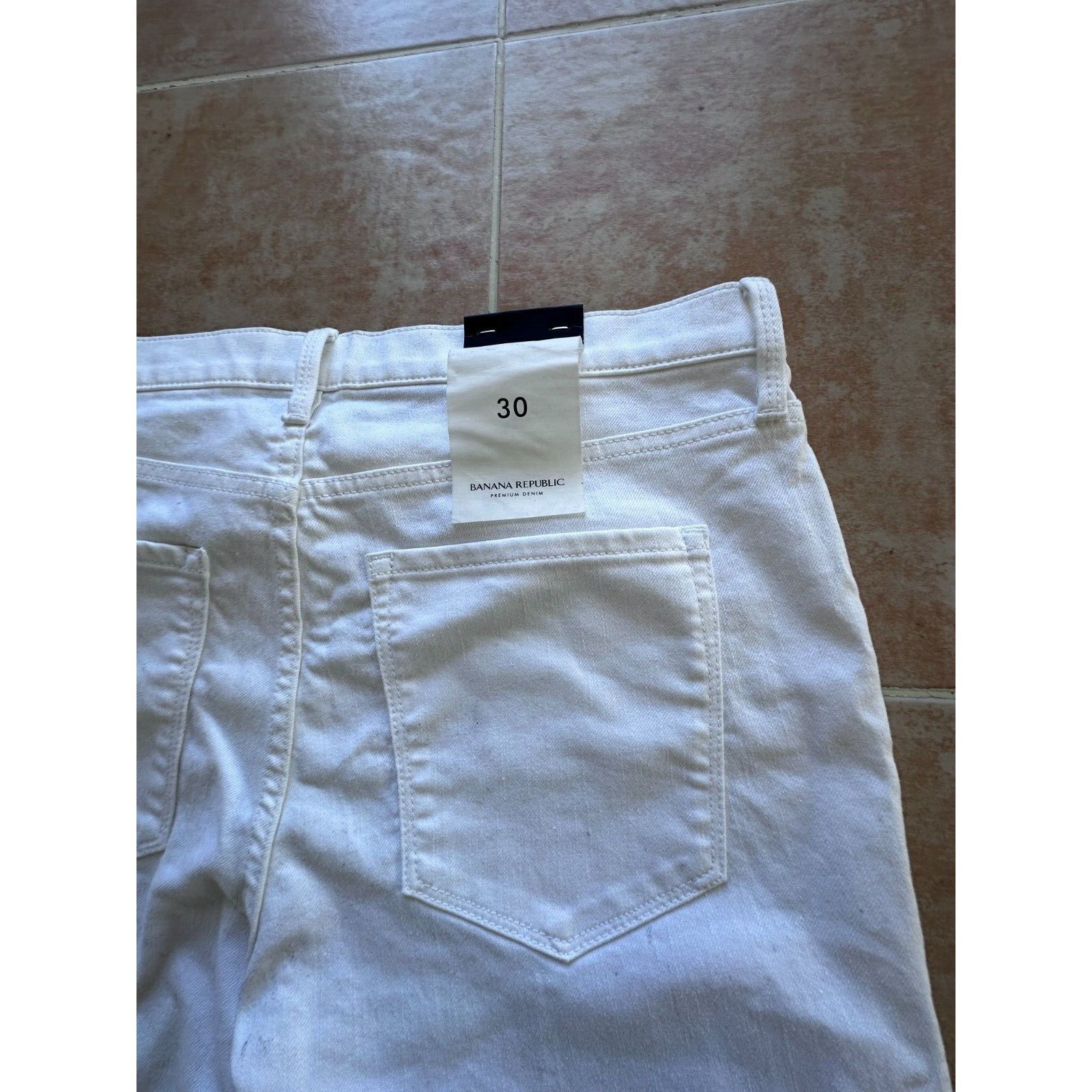 Banana Republic Banana Republic Mid Rise Fitted ankle length white Women 30 Size 30" / US 8 / IT 44 - 7 Thumbnail