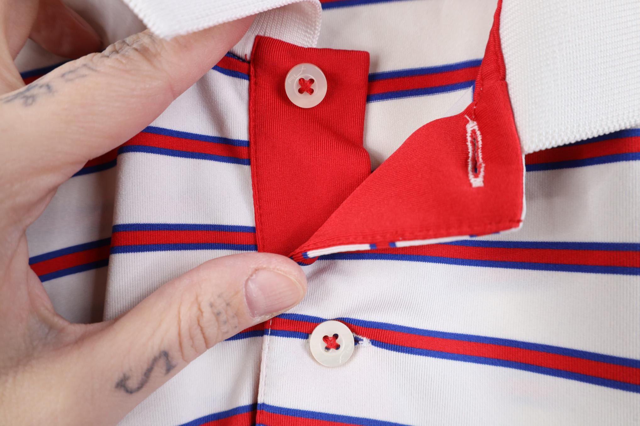 Polo Ralph Lauren Ralph Lauren RLX Players Club Golf Course Striped Polo Shirt Size US M / EU 48-50 / 2 - 8 Thumbnail