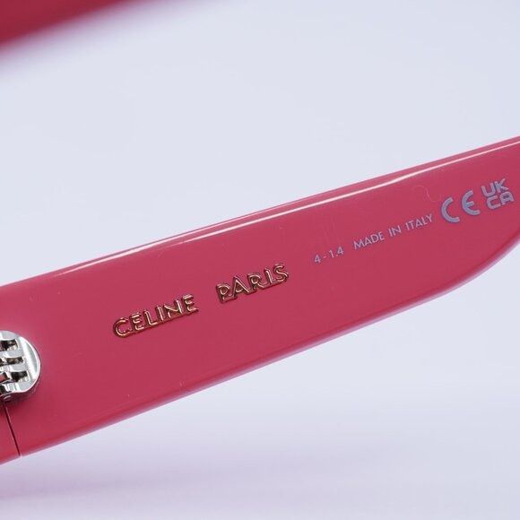 Celine Celine CL40288I MONOCHROMS 74A Sunglasses Shiny Pink Cat Eye Size ONE SIZE - 7 Thumbnail