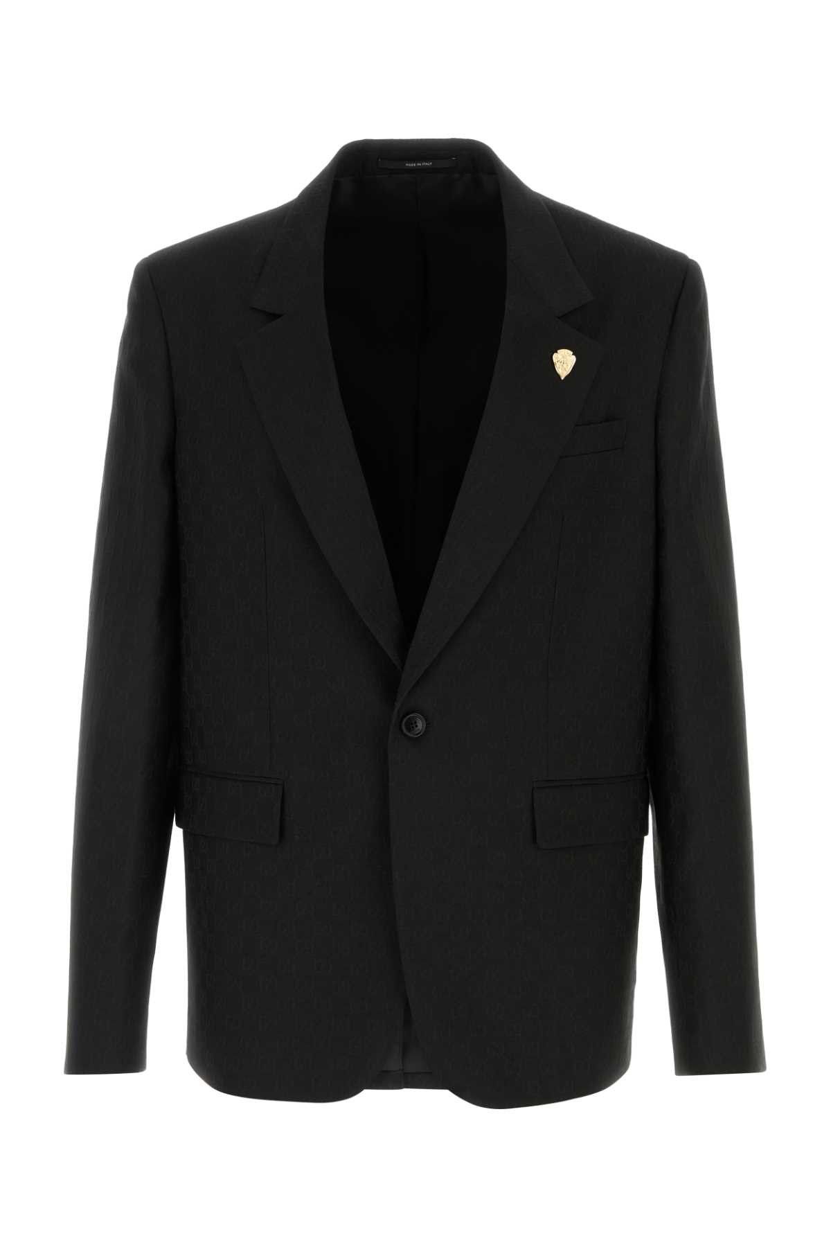 Gucci Black Polyester Blend Blazer Size US L / EU 52-54 / 3 - 1 Thumbnail