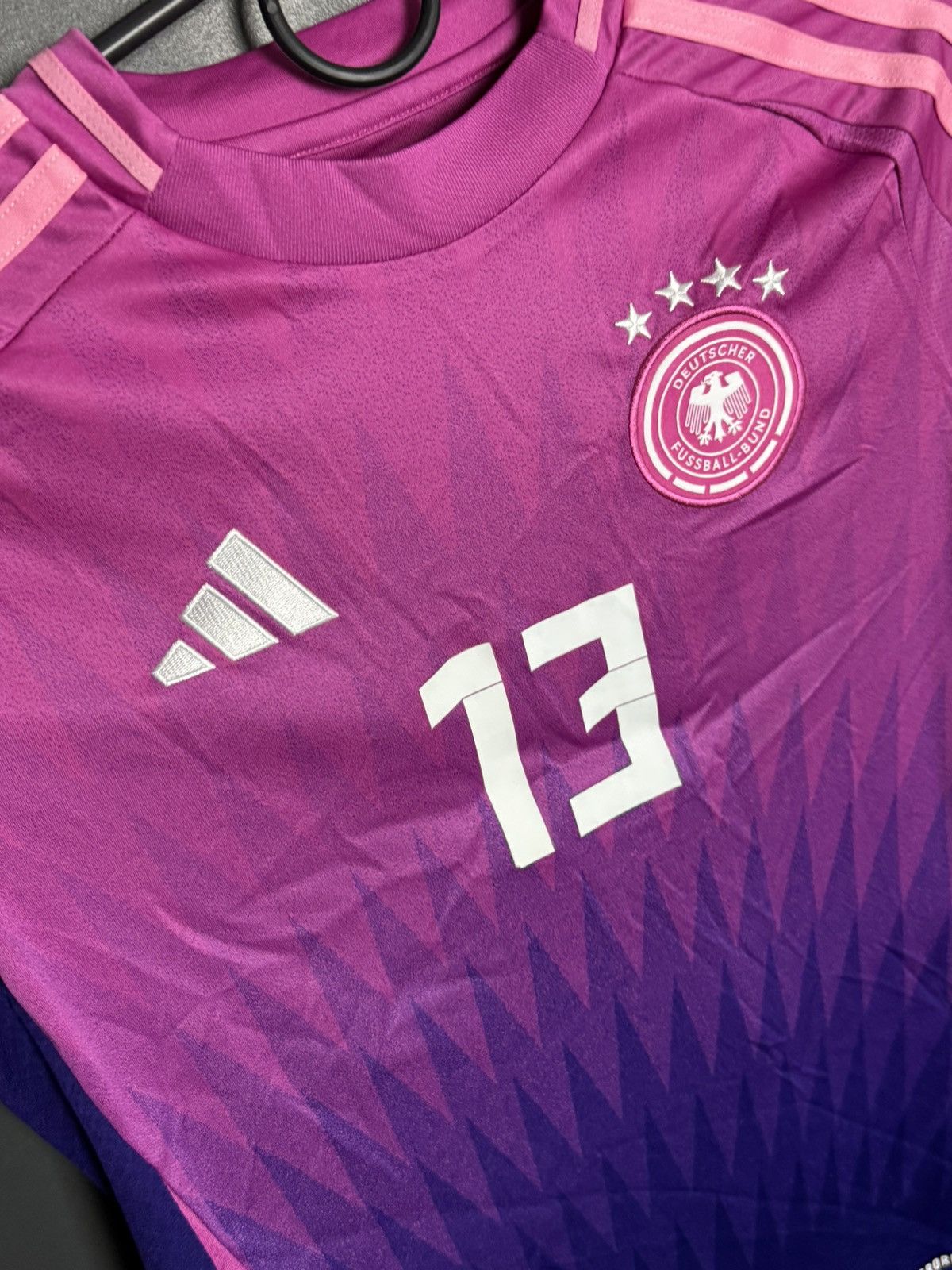 Adidas KIDS Germany 2024 Away Muller Football Jersey T-Shirt Size US S / EU 44-46 / 1 - 4 Thumbnail
