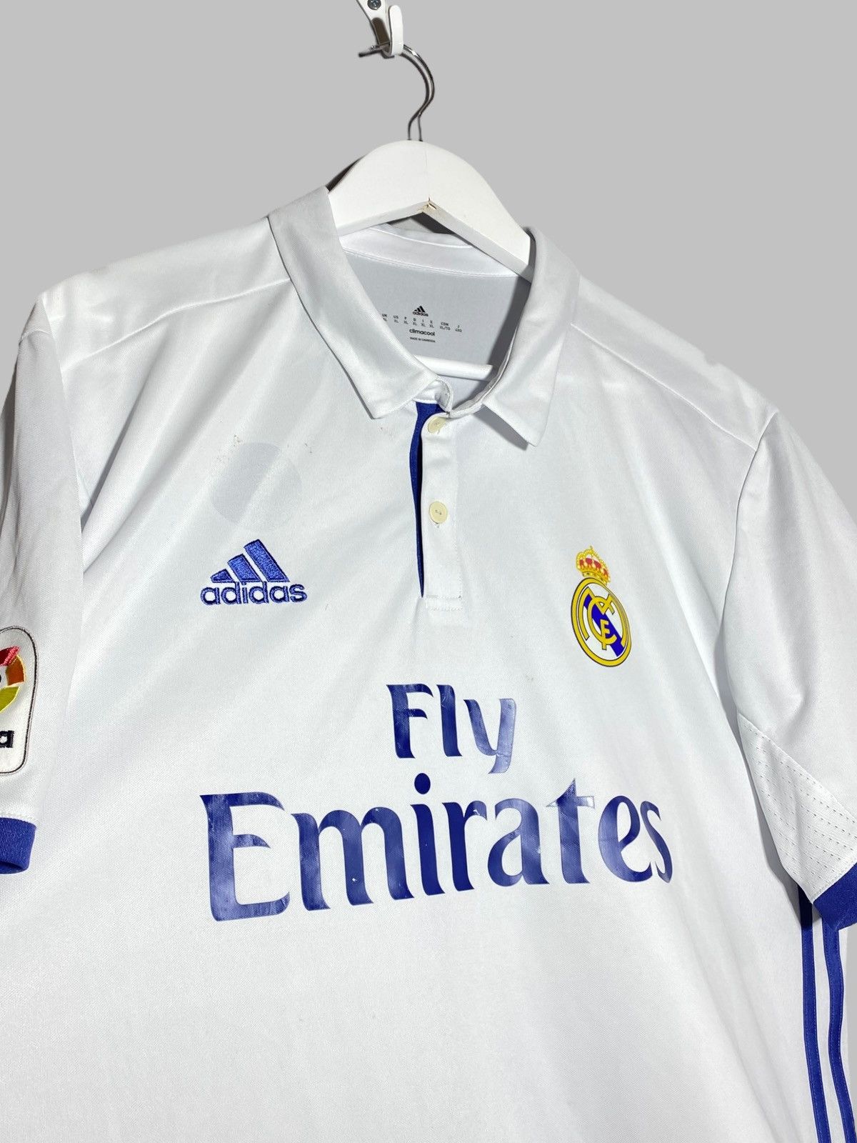 Other 🔥 REAL MADRID ADIDAS JERSEY 2015 HOME KIT VINTAGE ICONIC Size US XL / EU 56 / 4 - 3 Thumbnail