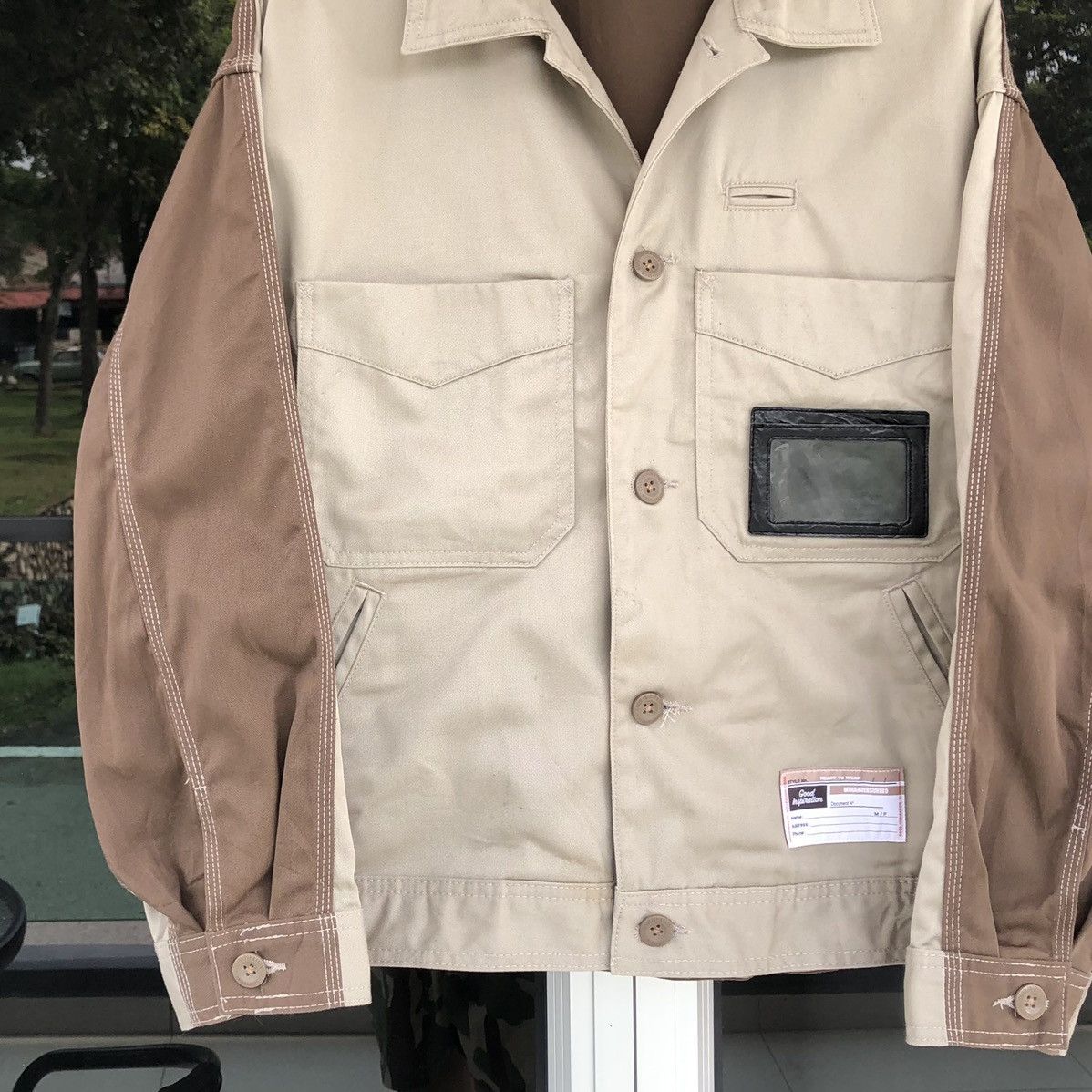 Maison MIHARA YASUHIRO Miharayasuhiro Two Toned Work Jacket Size US S / EU 44-46 / 1 - 5 Thumbnail