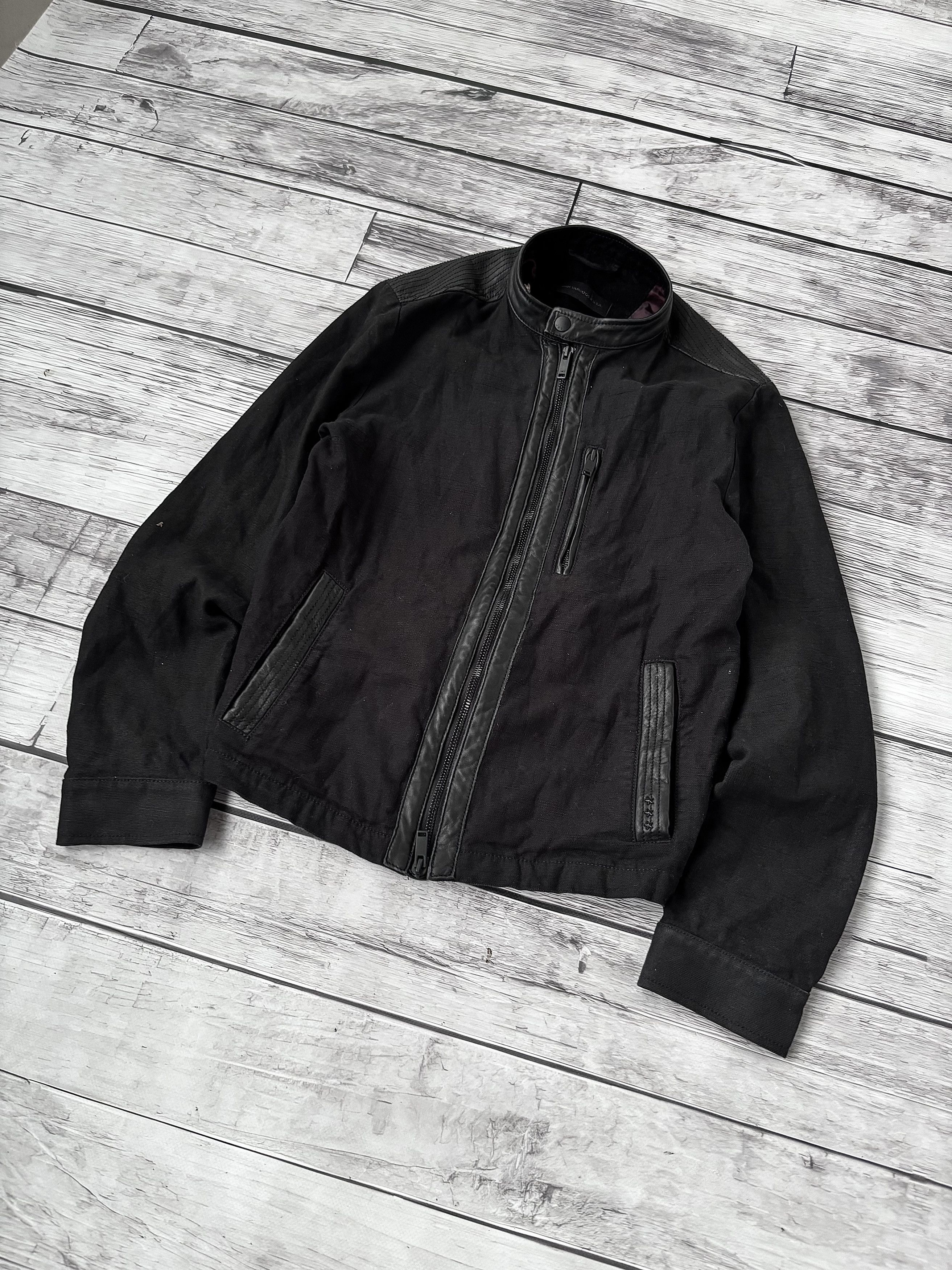 John Varvatos vtg crazy paris vibe John Varvatos Canvas Moto Jacket Size US S / EU 44-46 / 1 - 6 Thumbnail