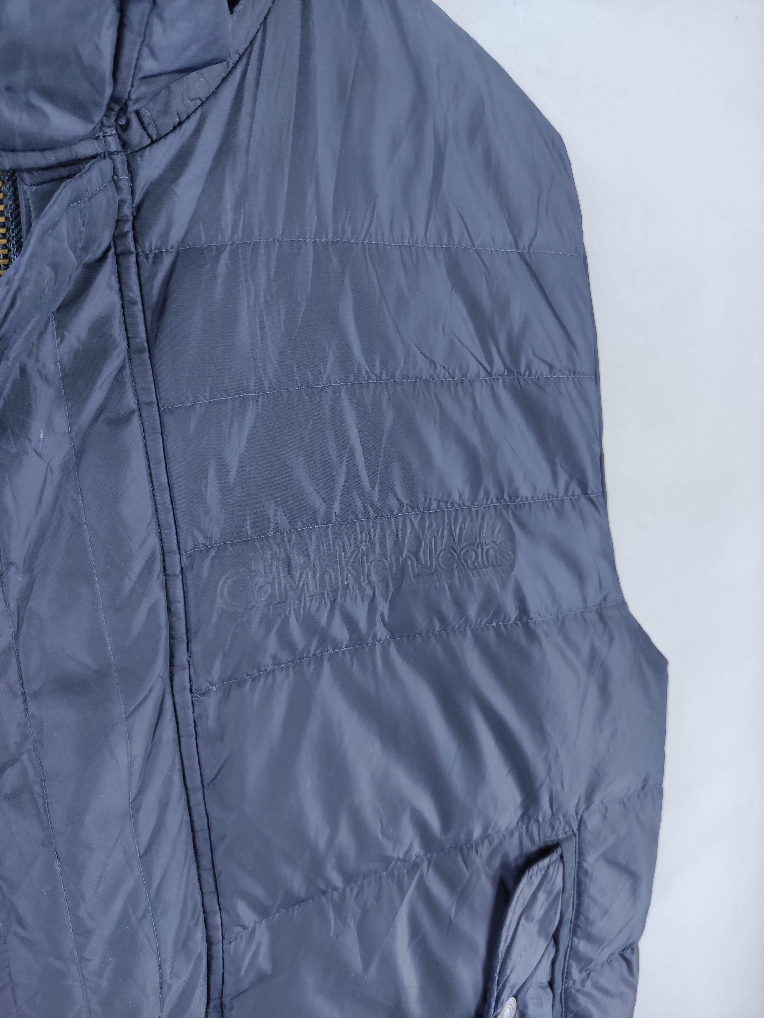 Calvin Klein Vintage Calvin Klien Puffer Jacket Zipper Size US L / EU 52-54 / 3 - 2 Thumbnail