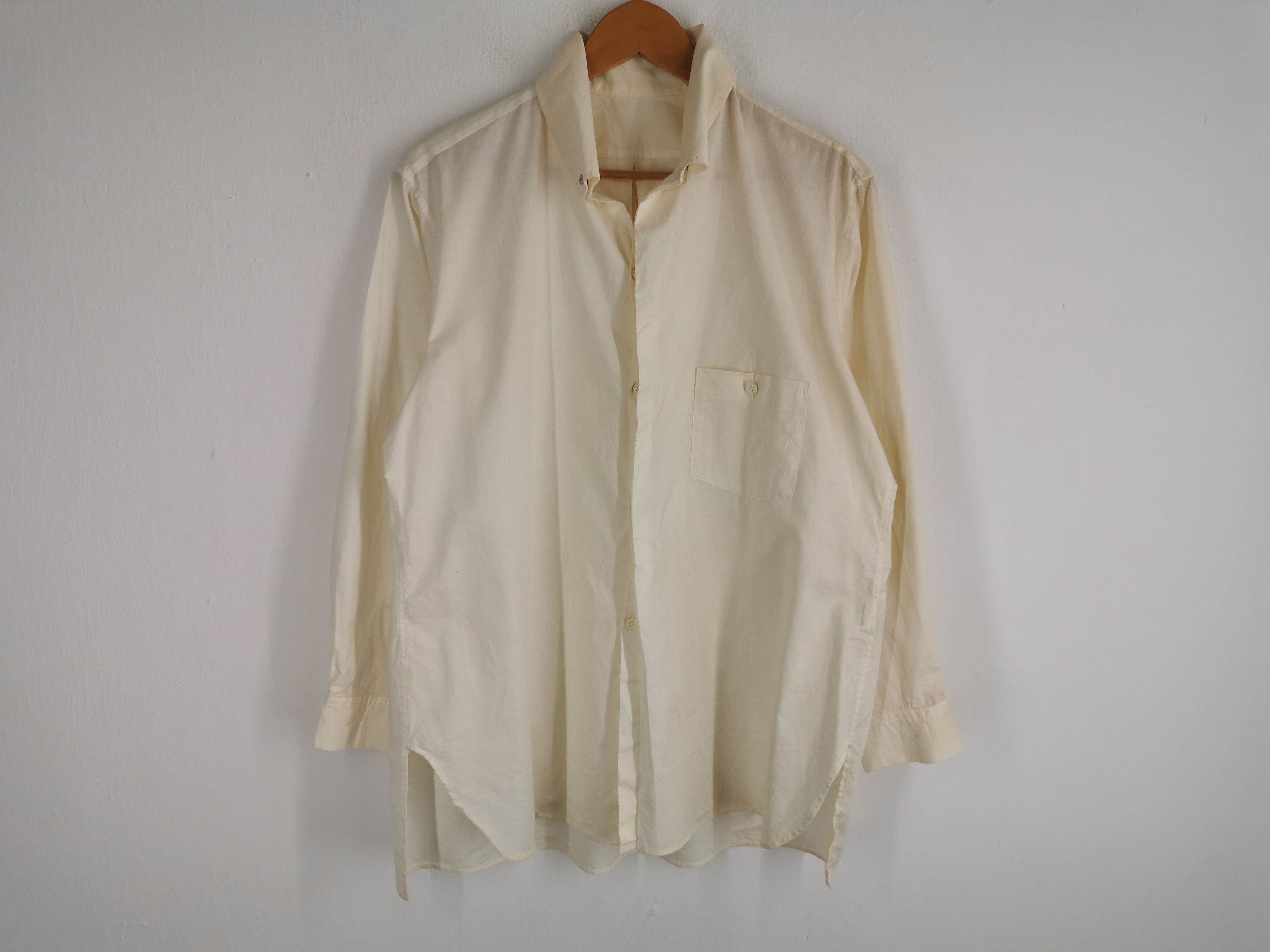 Yohji Yamamoto Yohji Yamamoto Vintage 90's Button Shirt Made In Japan Size US M / EU 48-50 / 2 - 1 Thumbnail