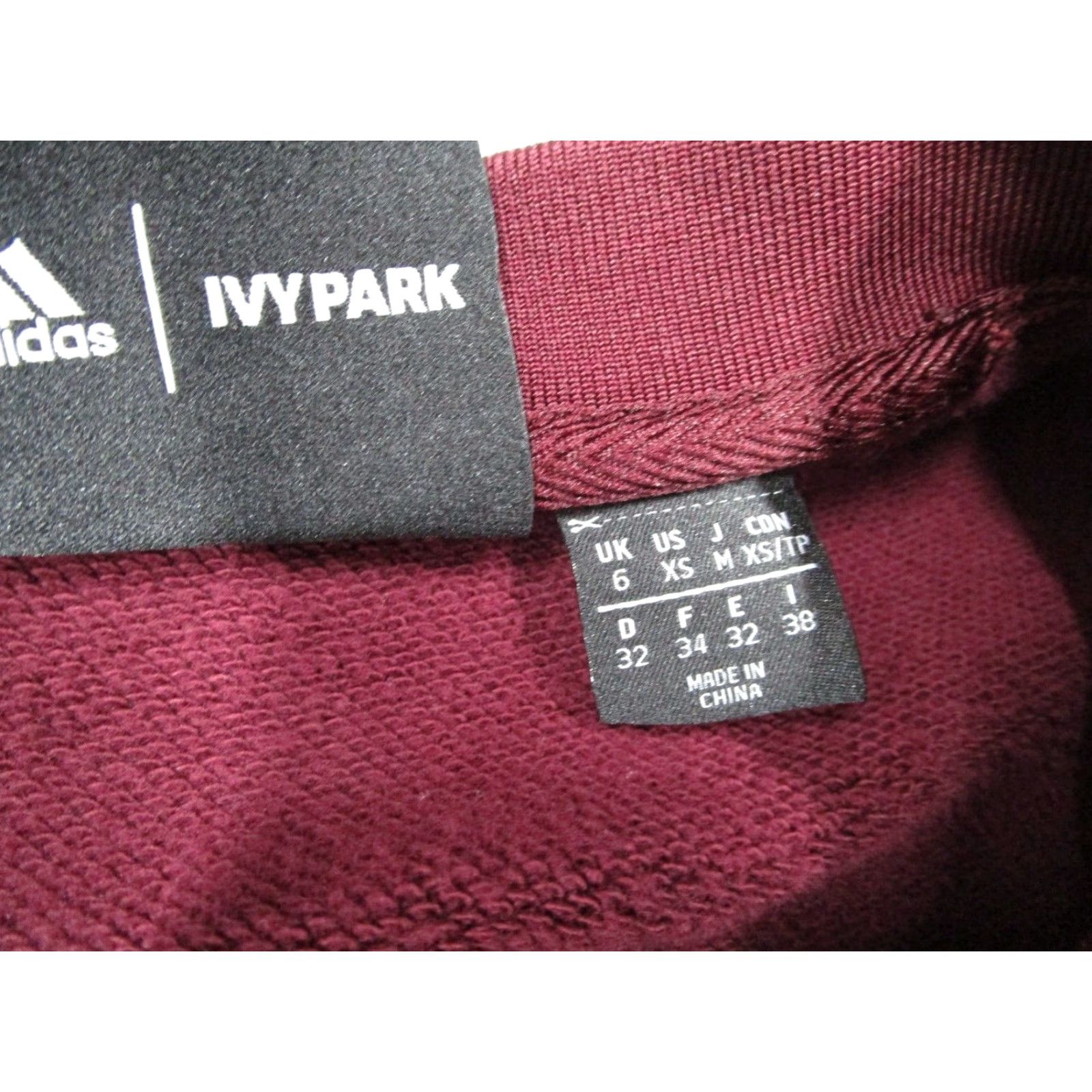 Adidas Adidas Ivy Park Sweatshirt Women XS Red Fleece Pullover Logo Crew Neck Casual Pullover Women Size XS / US 0-2 / IT 36-38 - 2 Thumbnail