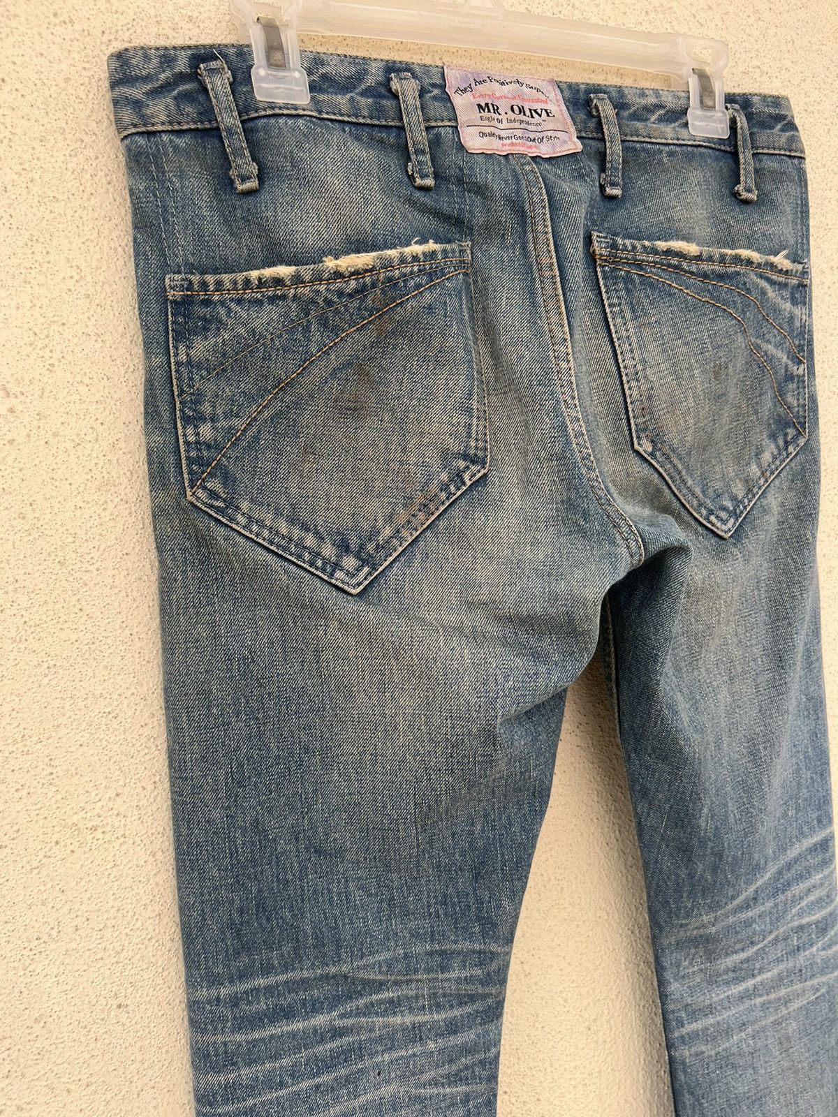 Mr. Olive Mr. Olive Japan Mud Denim Selvedge Distressed Jeans Size US 29 - 16 Thumbnail