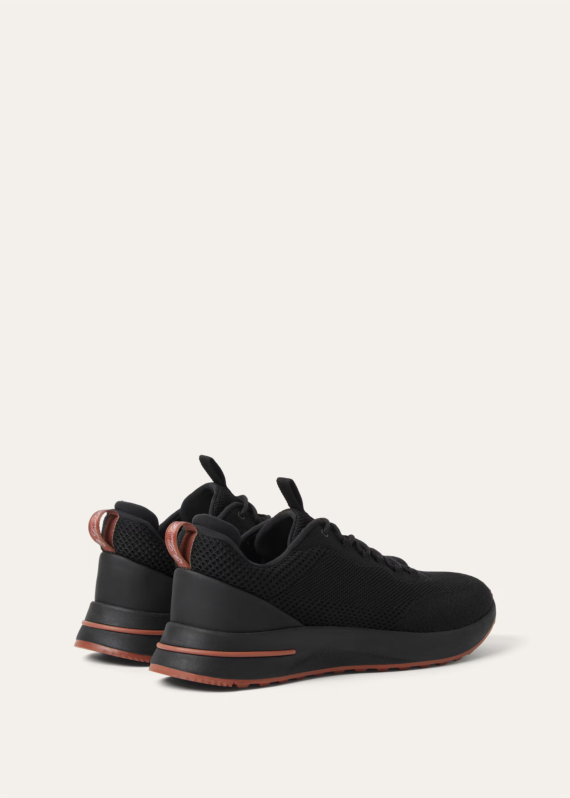 Loro Piana os11x0226 FAQ3328 Week End Walk Low-Top Sneakers in Black Size US 11 / EU 44 - 4 Thumbnail