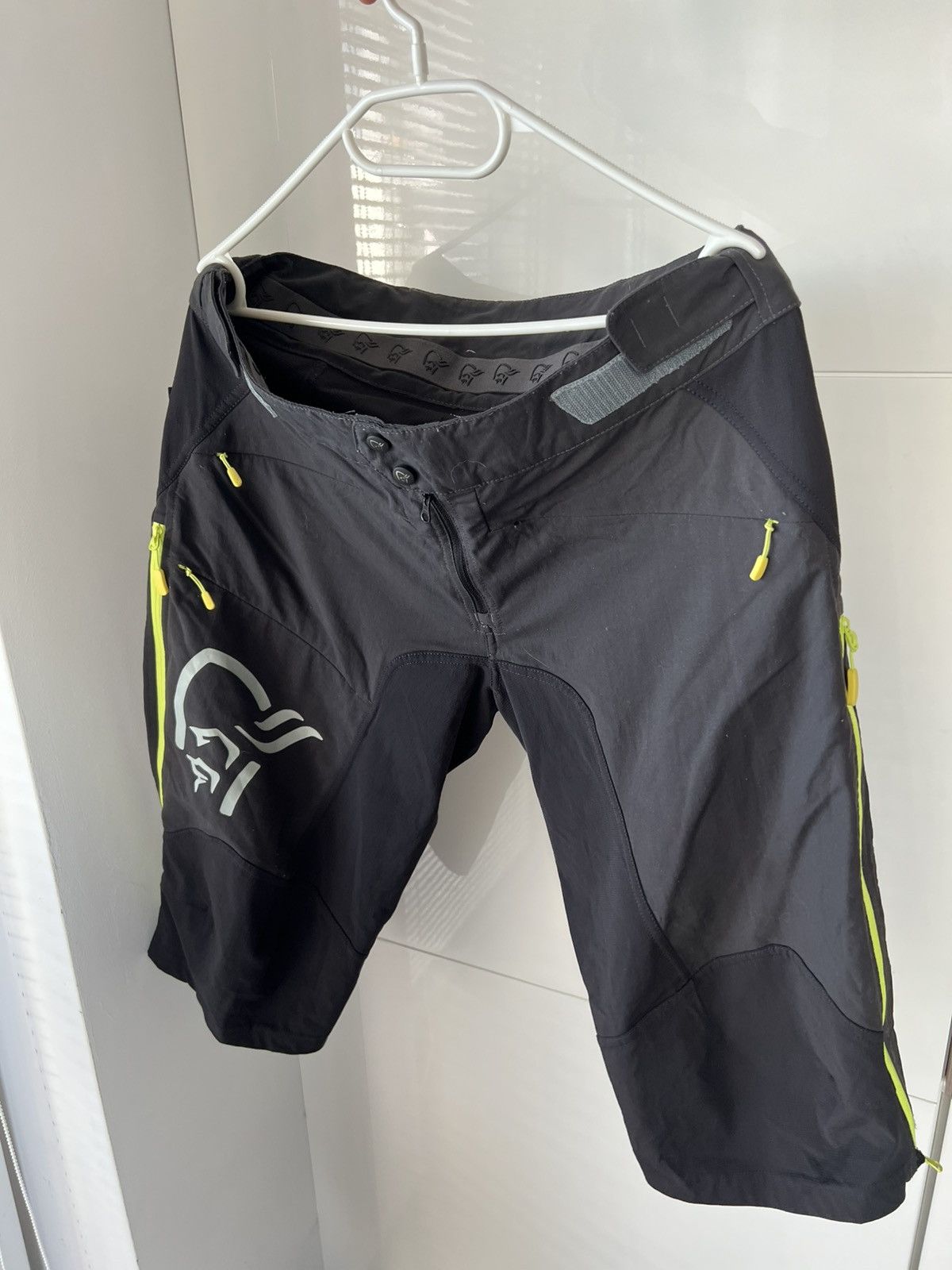 Norrona Norrona Fjora Big Logo Gorpcore Phantom - Caviar Shorts Size US 34 / EU 50 - 1 Thumbnail