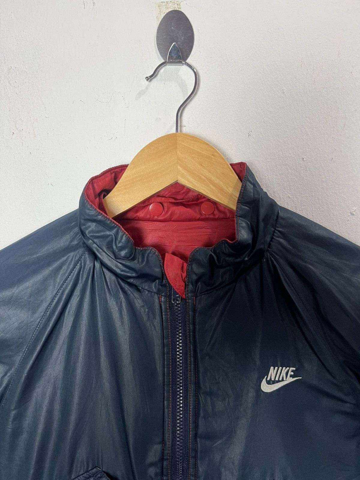 Vintage Vintage Nike Reversible Nylon Bomber 120 KIDS Jacket Size US XXS / EU 40 - 5 Thumbnail