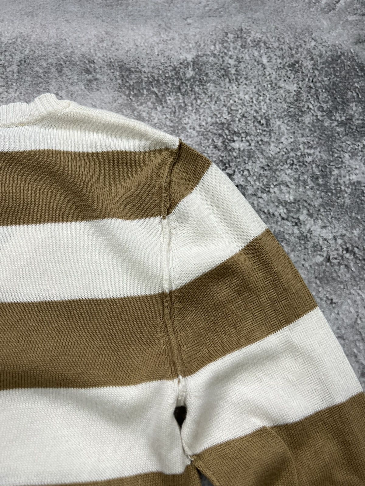 Dolce & Gabbana Dolce Gabbana D&G Striped 3/4 Sleeve Sweater Womens Small Size S / US 4 / IT 40 - 9 Thumbnail